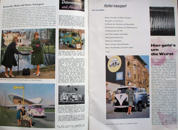 "Flotter Transport" Volkswagen Magazin 1960 (3205)